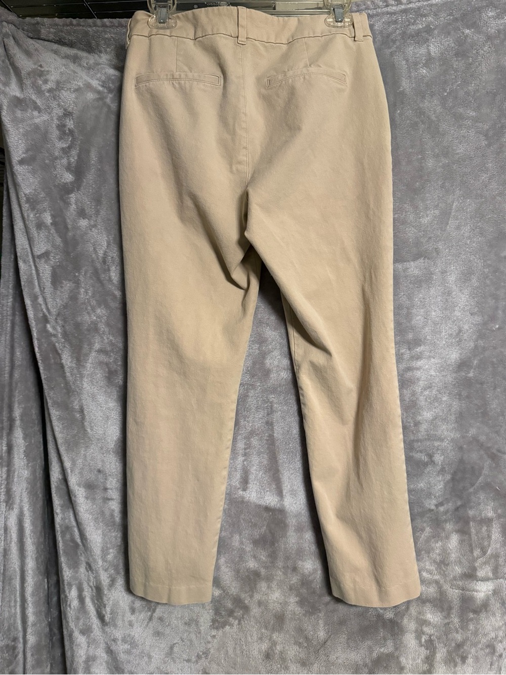 Old Navy High-Rise Pixie Women's Khaki Straight-Leg Pants - Picture 2 of 3